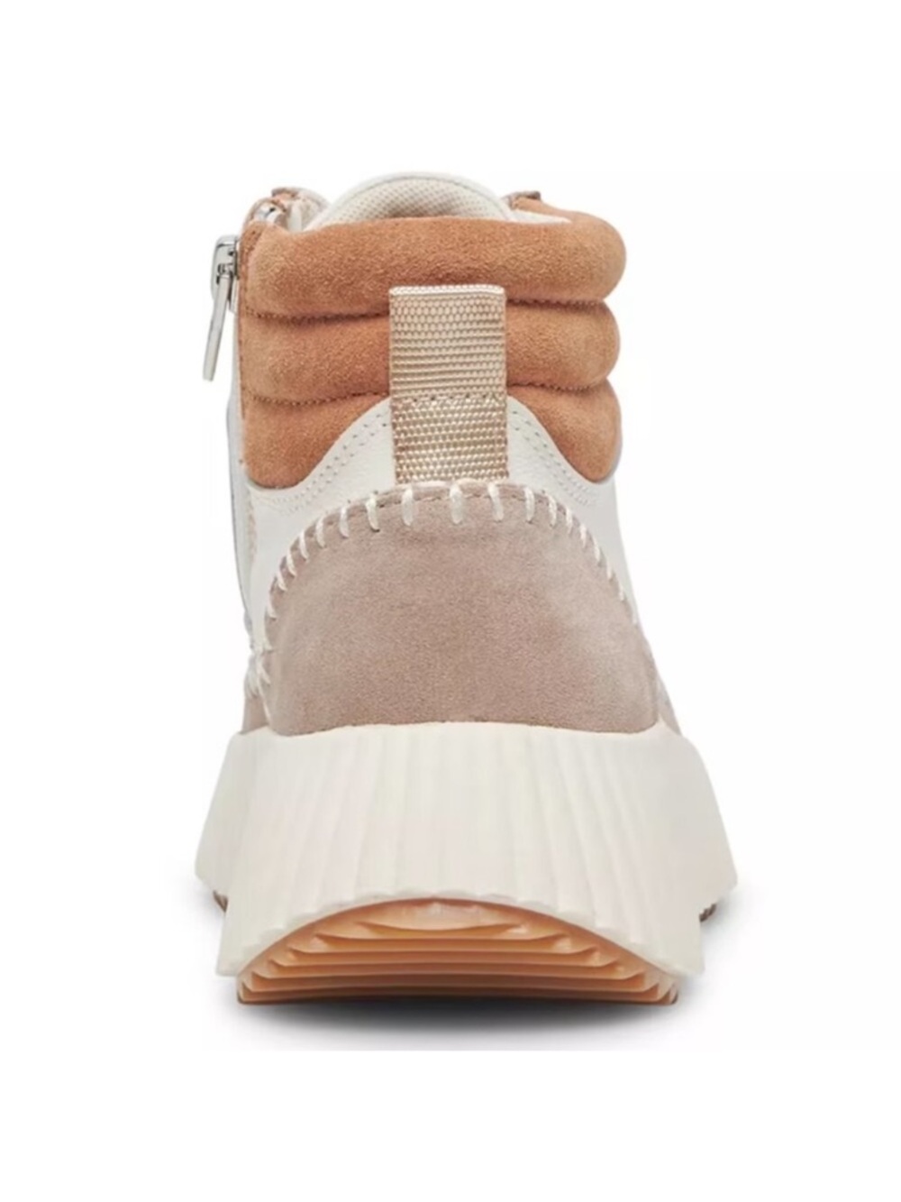Dolce Vita Taupe Multi Suede Daley High Top Platform Sneaker Shoes Size 9 NIB - Picture 6 of 10